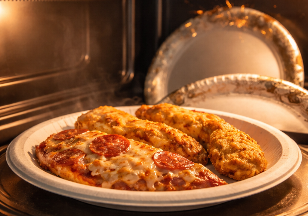 Is it safe to microwave a paper plate